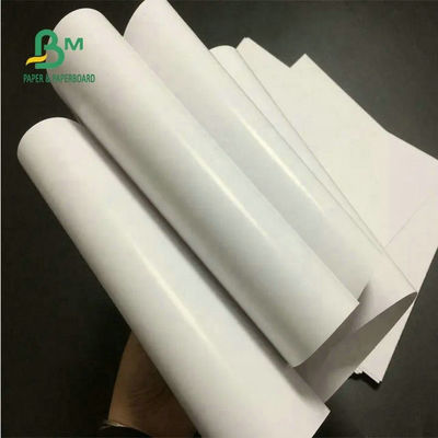 fabricación brillante blanca de 95 del x 130cm 200gram 250gram Art Paper Roll For Brochure