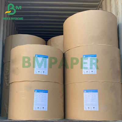 pulpa blanca de papel de seda 25&quot; 39&quot; de la Virgen de cubierta de 60lb 70lb 80lb 100lb C1S anchura del rollo