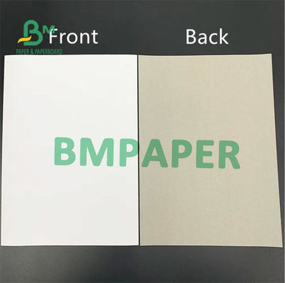 Clay Coated Duplex Board blanco, reciclado reduce a Gray Back Board a pulpa 0.3m m - 2m m gruesos