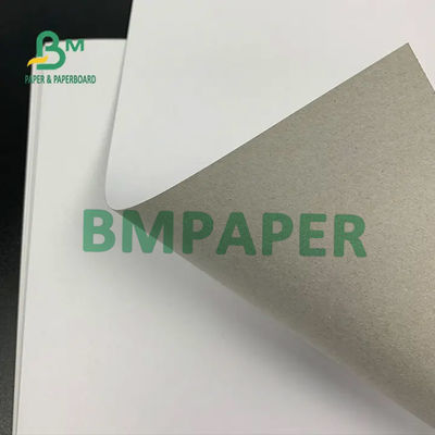 Clay Coated Duplex Board blanco, reciclado reduce a Gray Back Board a pulpa 0.3m m - 2m m gruesos