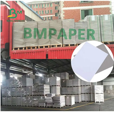 Clay Coated Duplex Board blanco, reciclado reduce a Gray Back Board a pulpa 0.3m m - 2m m gruesos