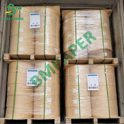 papel de Kraft de saco de 40gsm 70gsm BKP para el bolso de par en par los 0.5m - los 2.5m del envasado de alimentos de Brown