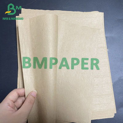 papel de Kraft de saco de 40gsm 70gsm BKP para el bolso de par en par los 0.5m - los 2.5m del envasado de alimentos de Brown