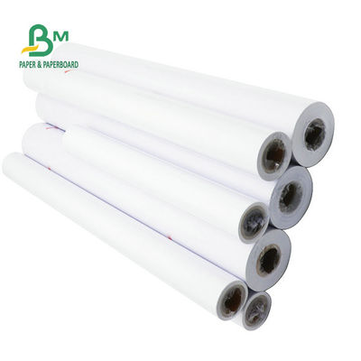 Papel de trazador sin recubrimiento ancho de Rolls 20# del enlace del formato cad 24" x 150'