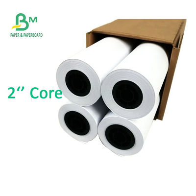 Papel de trazador sin recubrimiento ancho de Rolls 20# del enlace del formato cad 24" x 150'