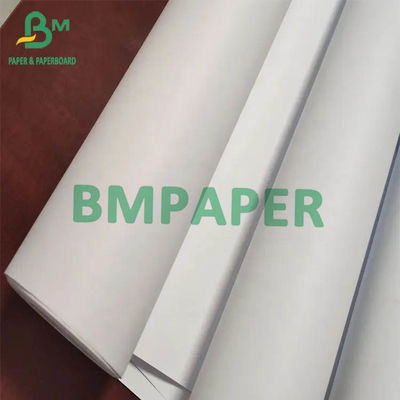 rollo en enlace blanco del papel de trazador 80gsm para la longitud de las impresoras los 50m el 100m el 150m del cad