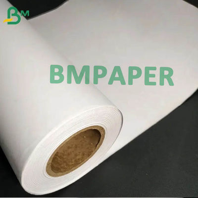 rollo en enlace blanco del papel de trazador 80gsm para la longitud de las impresoras los 50m el 100m el 150m del cad