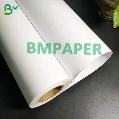 rollo en enlace blanco del papel de trazador 80gsm para la longitud de las impresoras los 50m el 100m el 150m del cad