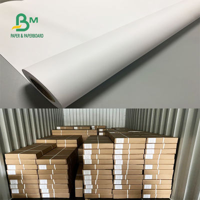 36&quot; x los 500ft 92 rollo en enlace sin recubrimiento 3&quot; del papel de trazador del brillo 20lb cad base