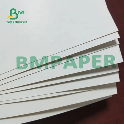 250gsm cubrió el rollo brillante del papel del congelador, papel impermeable a la grasa blanco para el embalaje de la tienda de delicatessen