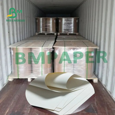 250gsm cubrió el rollo brillante del papel del congelador, papel impermeable a la grasa blanco para el embalaje de la tienda de delicatessen