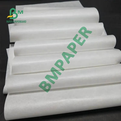 categoría alimenticia blanca ligera de papel de 30gsm 40gsm MG Kraft sola impermeable a la grasa