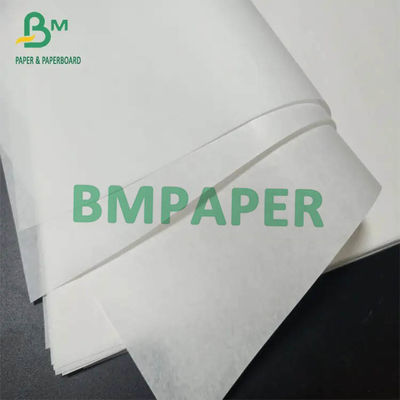 categoría alimenticia blanca ligera de papel de 30gsm 40gsm MG Kraft sola impermeable a la grasa