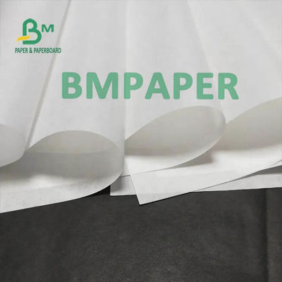 categoría alimenticia blanca ligera de papel de 30gsm 40gsm MG Kraft sola impermeable a la grasa