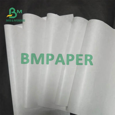 categoría alimenticia blanca ligera de papel de 30gsm 40gsm MG Kraft sola impermeable a la grasa