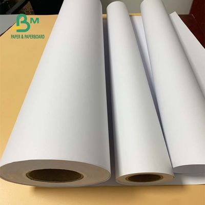 36&quot; rollo 2&quot; de Jet Bond Paper sin recubrimiento cad de la tinta de x los 300ft 20lb Woodfree base