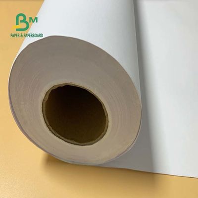36&quot; rollo 2&quot; de Jet Bond Paper sin recubrimiento cad de la tinta de x los 300ft 20lb Woodfree base
