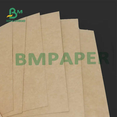 papel de Kraft de saco sin blanquear 350g, papel de embalaje industrial extensible de Brown