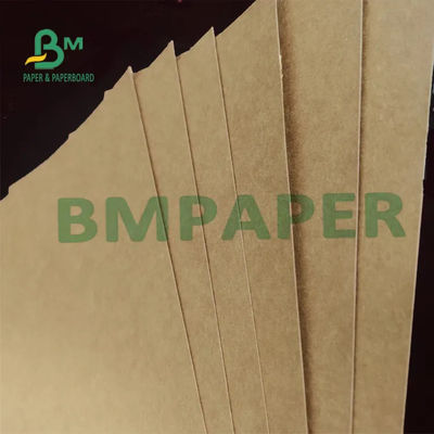 papel de Kraft de saco sin blanquear 350g, papel de embalaje industrial extensible de Brown