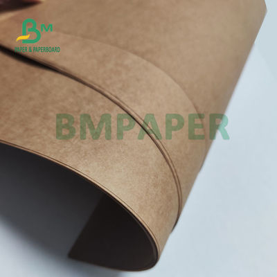 papel de Kraft de saco extensible de 80gsm 90gsm para dureza de los bolsos el 100cm del cemento la buena