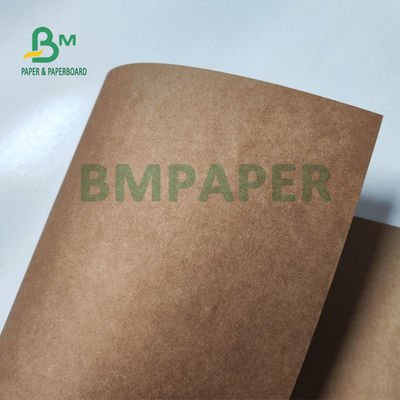 papel de Kraft de saco extensible de 80gsm 90gsm para dureza de los bolsos el 100cm del cemento la buena
