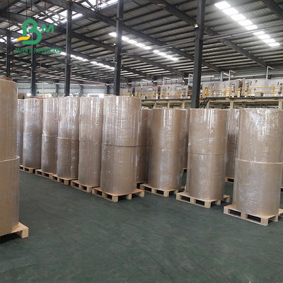 rollo de papel termal libre de 65gsm BPA para la imagen clara 600m m los x 9000m de la caja registradora