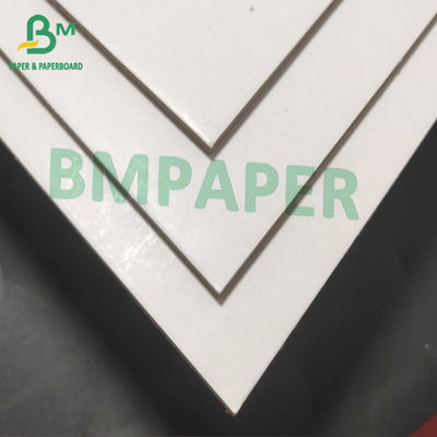 20pt 30 x 40&quot; Grey Back Duplex Board Glossy cubrió el top blanco
