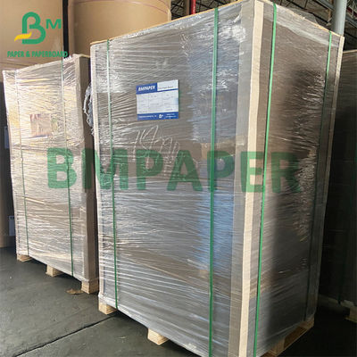20pt 30 x 40&quot; Grey Back Duplex Board Glossy cubrió el top blanco