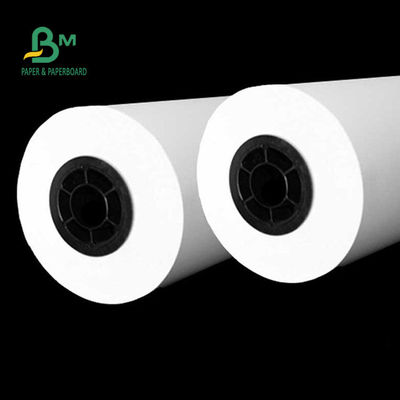 Rollo del papel de trazador de la blancura 80gsm del 92%, rollo llano del Libro Blanco para el trazador del cad 24&quot; X el 150ft