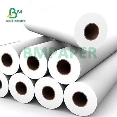 Papel sin recubrimiento de 20LB cad para la impresora Clear Image de HP 30&quot; 36&quot; x los 500ft 3&quot; base