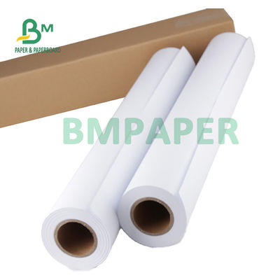 Papel sin recubrimiento de 20LB cad para la impresora Clear Image de HP 30&quot; 36&quot; x los 500ft 3&quot; base