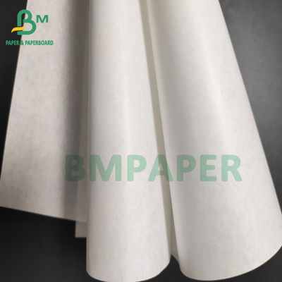 Rollo 30gsm - 50gsm del papel de MG Kraft del blanco de la categoría alimenticia para el acondicionamiento de los alimentos