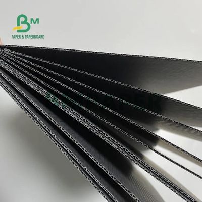 El negro f flauta de E acanaló el grueso de papel de la cartulina 110gsm 120gsm 150gsm