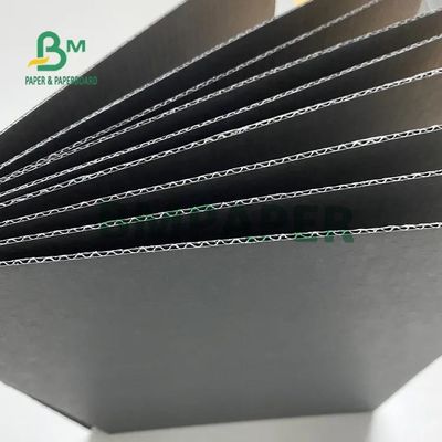 El negro f flauta de E acanaló el grueso de papel de la cartulina 110gsm 120gsm 150gsm