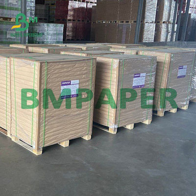 Rollo de papel rojizo de embalaje de Kraft de la Virgen para las cajas de embalaje de encargo