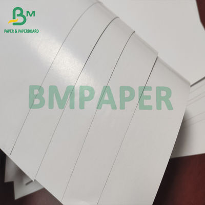 Papel adhesivo blanco de la etiqueta engomada del alto lustre imprimible con resistencia a la tensión excelente