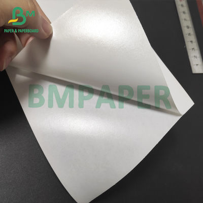 Papel adhesivo blanco de la etiqueta engomada del alto lustre imprimible con resistencia a la tensión excelente