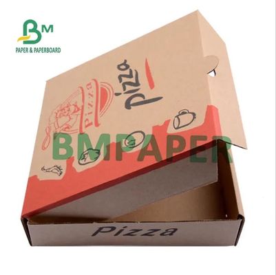 hojas 1.5m m gruesas de la cartulina acanalada de 1m m para el envase de la pizza