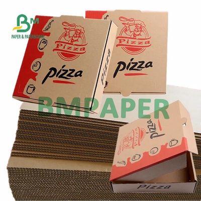 hojas 1.5m m gruesas de la cartulina acanalada de 1m m para el envase de la pizza
