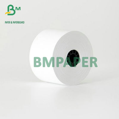 Alto rollo de papel termal blanco 48g 55g de la caja registradora para la máquina de la posición