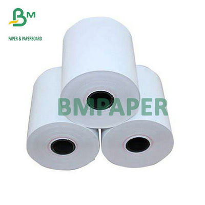 Alto rollo de papel termal blanco 48g 55g de la caja registradora para la máquina de la posición