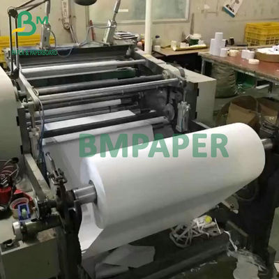 Alto rollo de papel termal blanco 48g 55g de la caja registradora para la máquina de la posición
