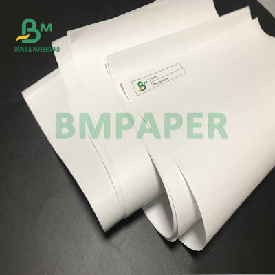 Alto rollo 55gsm 58gsm del papel termal de la blancura para la impresión del cajero automático