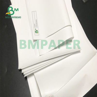Alto rollo 55gsm 58gsm del papel termal de la blancura para la impresión del cajero automático