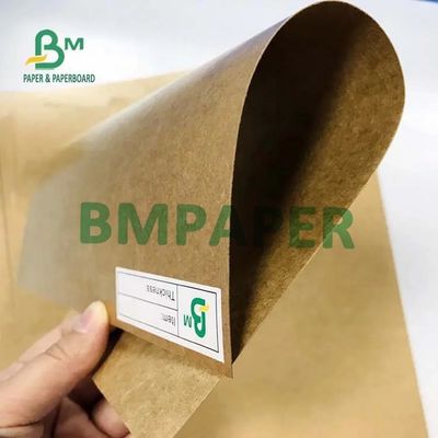 El PE cubrió el papel de tablero de Brown Kraft para el tablero del envase de comida 300g + 15g PE