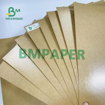 El PE cubrió el papel de tablero de Brown Kraft para el tablero del envase de comida 300g + 15g PE