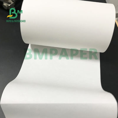 Rollo blanco superficial liso 77gsm 80gsm del papel termal para la etiqueta de la logística