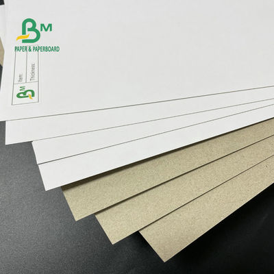 Tablero a dos caras revestido Grey Back 350GSM 400GSM 450GSM de 42 pulgadas para las cajas de empaquetado