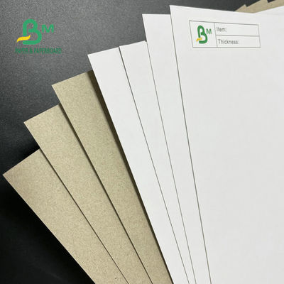 Tablero a dos caras revestido Grey Back 350GSM 400GSM 450GSM de 42 pulgadas para las cajas de empaquetado