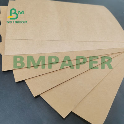 Rollo del papel de embalaje de Brown Kraft de la categoría alimenticia capa de 300g + de 15g PE para empaquetar